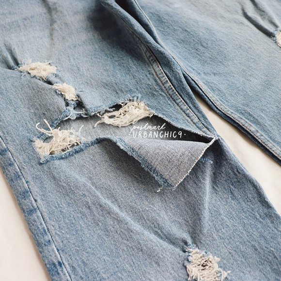 ABERCROMBIE 90s Ultra High Rise Straight Jean 24 - Picture 12 of 15